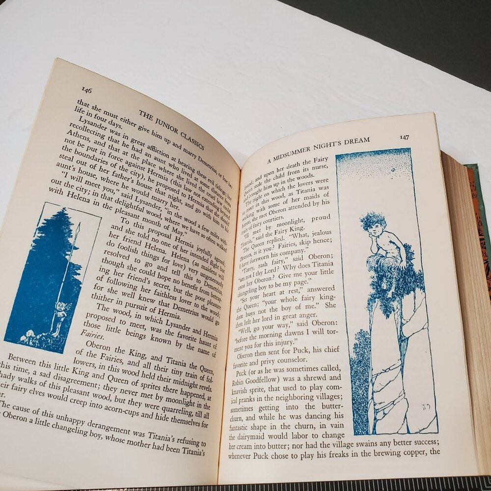 Vintage 1948 Hardcover Book, Antique Book for Styling, The Young Folks Shelf - Picture 10 of 12
